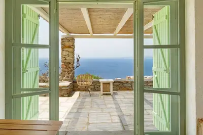 Maison de vacances \"Casa Xyla-sunset View Villa\" avec vue sur la mer, terrasses privées et Wi-Fi