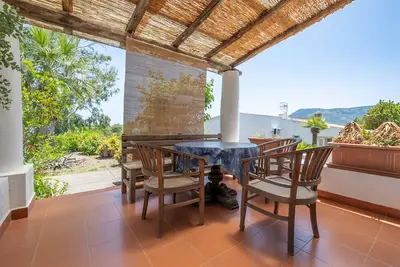 Image de Maison de vacances \"Jerà C18 Bis Vista Mare\" avec vue sur la mer, terrasses privées et Wi-Fi