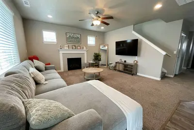 Modern Home close to it all! With Generous backyard & Fire Pit