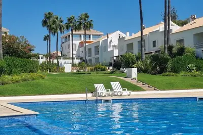 Image de Plage à 300m! Appartement Familial avec Vue sur Mer et Piscine!