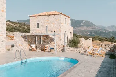 Image de Dioni Villa1 With Private Pool - Amazing sea View - Traditional Stone Villa