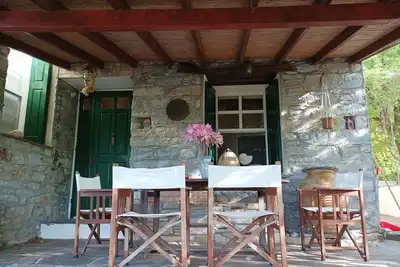 Aegean tradiotional cottage in Akamatra Ikaria