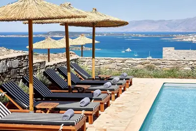 Image de Platinum Paros Villa | 3 Bedrooms | Villa Sky | Sea View & Private Pool | Naousa