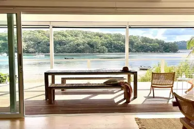Image de The Sandbar House, Royal National Park Nsw, waterfront beach house