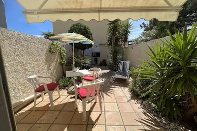 Image de Villa avec deux chambres face à la plage de la Roquille