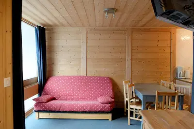 Image de Studio Confortable avec Balcon, Proche des Pistes, Animaux Acceptés