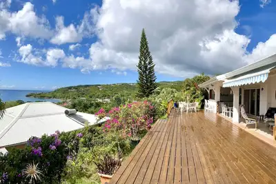Image de Villa Tramontane. Vue mer, 2 chambres à Ferry Deshaies.