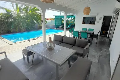 Image de Nouveau Villa la Kazatiti piscine privée à 400m de la mer