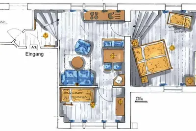Image de Ferienwohnung im 1. Stock mit 2 Schlafzimmern