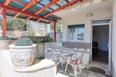 Image de Appartement d'une chambre avec la terrasse et la vue sur le mer Stupin Celine, Rogoznica (A-21279-b)