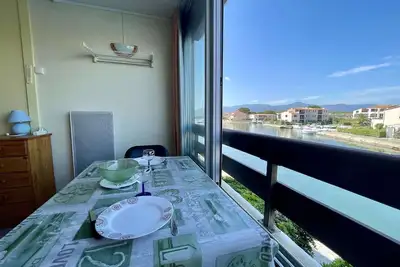 Image de Studio avec Piscine, Clim, Parking et Proche Plage Ă St Cyprien