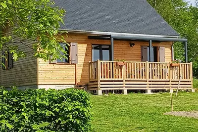 Image de Chalet en campagne Corèzienne avec piscine et vue panoramique