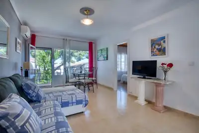 Image de Confort: Bel appartement à l'Escala avec grande terrasse et climatisation