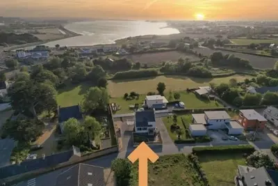 Image de Nouveauté Plouescat, grande maison classée 4 étoiles, vue mer pour 8 personnes