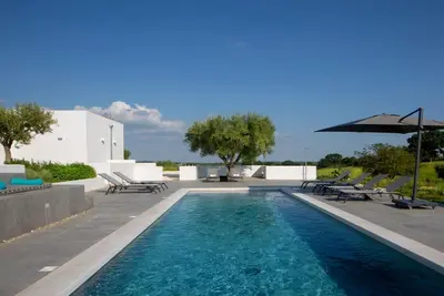 Image de Double room at the Ddò Relais in Puglia.