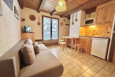 Image de Studio Cabine, 4 Pers. - Balcon, Parking Privé, à 100m des Pistes et Commerces