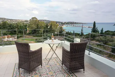 Seafront villa at Marathi Crete