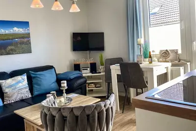 Image de Strandnahe Ferienwohnung mit Sonnigem Süd-balkon und Strandkorb