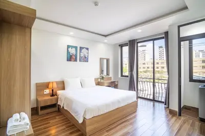 Image de Superior King-bed Studio 1min walking to My Khe beach