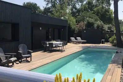 Image de Maison Golfe du Morbihan 6 personnes avec piscine. Calme, jardin. Golfe et Océan