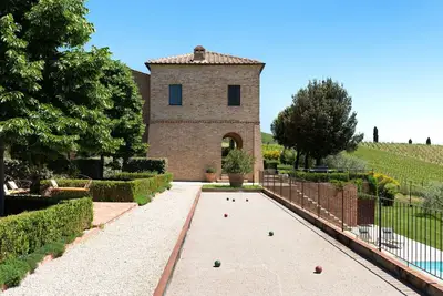 Image de Maison de vacances privée avec Wifi, climatisation, piscine privée, Tv, patio, près de Montalcino