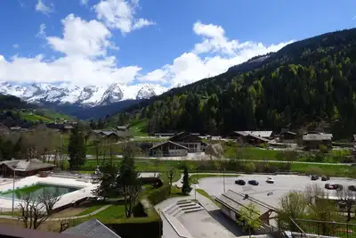 Image de Bel Appart 2p+Mezz, 40m², Centre Grand-Bornand, 6 Pers, Balcon Sud, 600m Télécabines, Garage