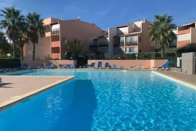 Image de Cap D’agde location vacances sud le France piscine parking 2 plages à 250 m