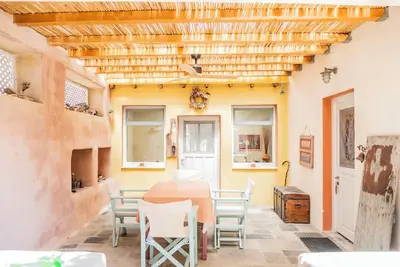 Cozy Cycladic Cottage |  Steps From the Beach & Close to Town.