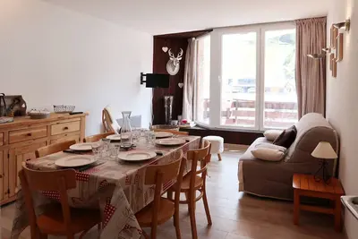 Image de Nouveauté en agence, appartement 6 personnes vue pistes