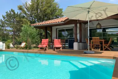 Image de 4* Villa Brise Océan, récemment rénovée, piscine privée, à pied à plage et golf