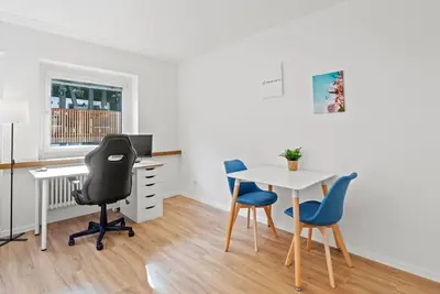 Image de City Center_Twin Bed_Workplace_Washer