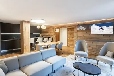 Image de Appartement de Standing à Courchevel Village - 8 Pers, 87m², Parking, Casier à Ski