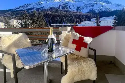 Image de Appartement de vacances St-Moritz pour 1 - 4 personnes avec 1 chambre à coucher - Appartement de vac
