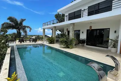 LasTerrenas+SeaView+Cozy+6br+8BDs+16Pax+BeachView+ WiFi+24hSEC+Maid