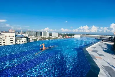 Image de Lux 3BRs Suite/Soft King BEDs+1 |Breathtaking Pool|150m rooftop infinity pool