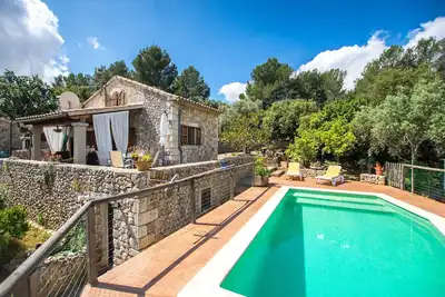 Image de Villa 'Sa Garriga De Can Barratot' avec vue sur les montagnes, Wi-Fi et climatisation