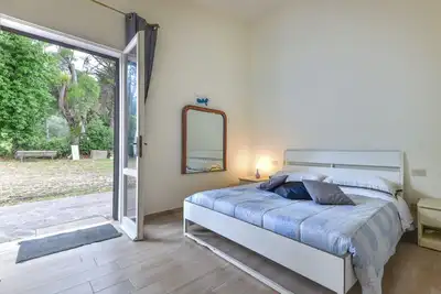 Appartement de vacances \"Casa Eda\" avec vue sur mer, jardin partagé et climatisation