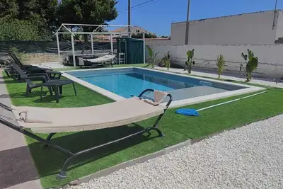 Image de Maison de vacances \"Villa Ohana\" avec mini-piscine privée, bain à remous privé et Wi-Fi