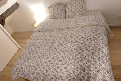 Image de Chambre privée dans un loft lumineux, ravissant.