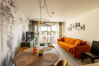Image de Appartement neuf Pmr, 3 pièces, centre de Saint-Pierre, 4 couchages, jardin, balcon, 3 étoiles