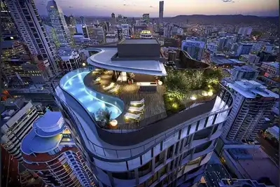 Image de Luxury high floor, 2br, 2bath, infinity pool & gym, Netflix, Wifi