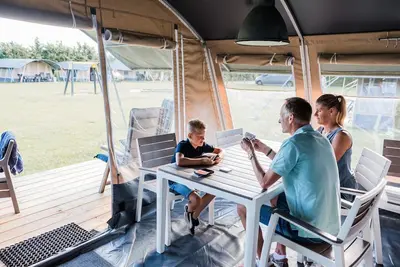 Image de Belle tente lodge sur un camping