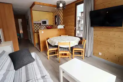 Image de Appartement cosy à Tignes Le Lavachet - Proche pistes, balcon, Wifi, casier à ski