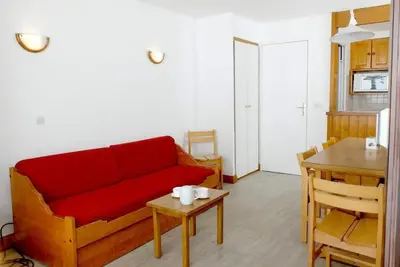 Image de 200m du centre station, 7ème étage, balcon, télévision, casier à ski, 45m², Tignes