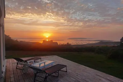 Maison avec vue mer panoramique