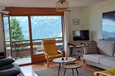 Image de Appartement 6 pers, 2 ch, Ă Crest-Voland, proche pistes et commerces