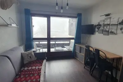 Image de Studio 4 pers. , proche pistes (80m) & centre village (200m), bien équipé, animaux acceptés