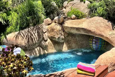 Located above the Village. Ocean Views from every level, amazing bird sanctuary