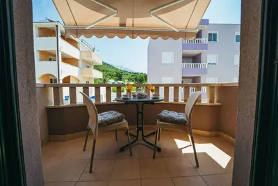 Image de Appartement d'une chambre avec le balcon Promajna, Makarska (A-6849-b)