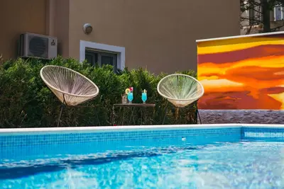 Image de Appartement d'une chambre avec le balcon et la vue sur le mer Promajna, Makarska (A-6849-d)